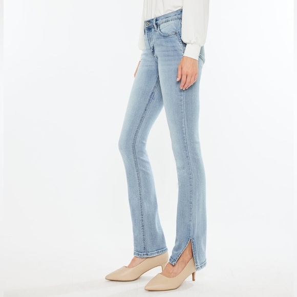 KanCan Women’s Nadia Mid Rise Y2K Bootcut Jeans - Size 29 - Picture 3 of 7